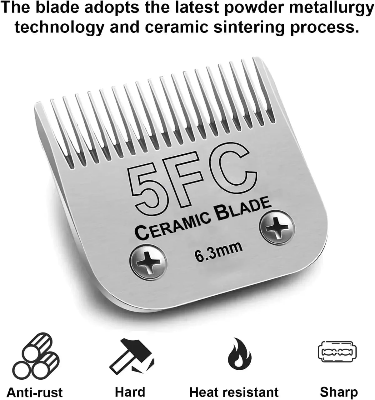 SHINON Ceramic Dog Clipper Blade – Andis Oster A5 Wahl KM