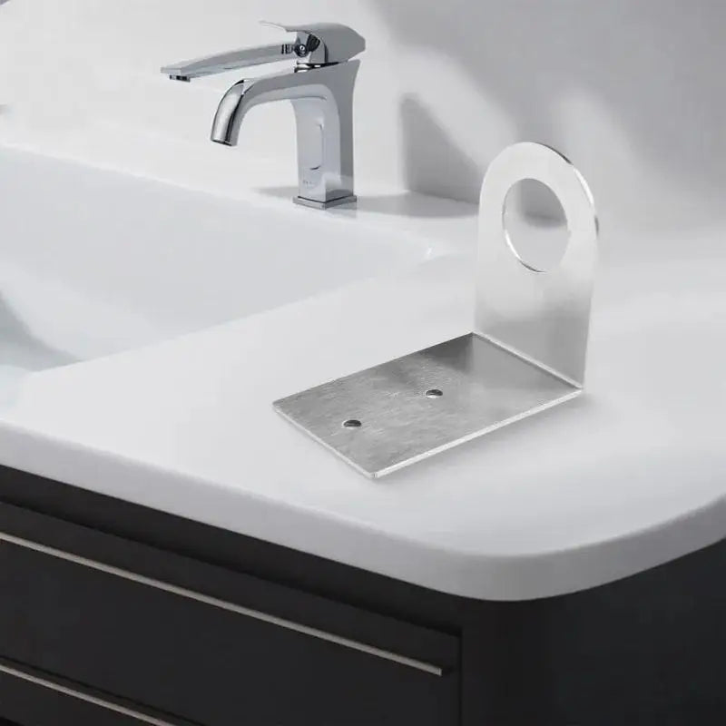 Wall-Mounted Soap Dispenser Holder | No-Drill Stainless Steel
