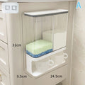 Wall-Mounted Transparent Storage Jar for Laundry Beads & Powder