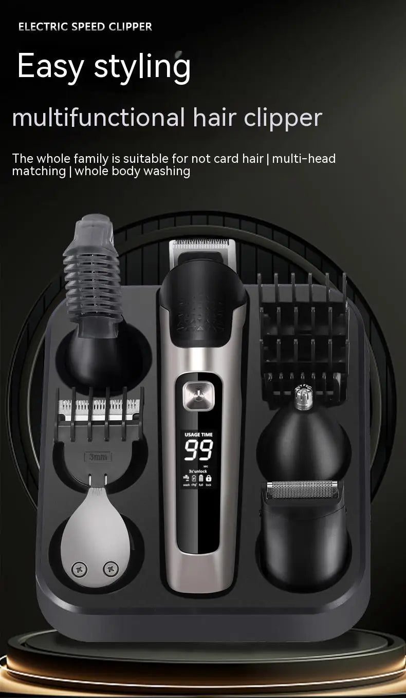 VOAUN USB Rechargeable Electric Shaver & Hair Clipper Set