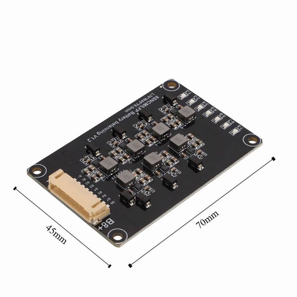 8S 1.2A Active Inductive Battery Equalizer Balancer PCB Lithium