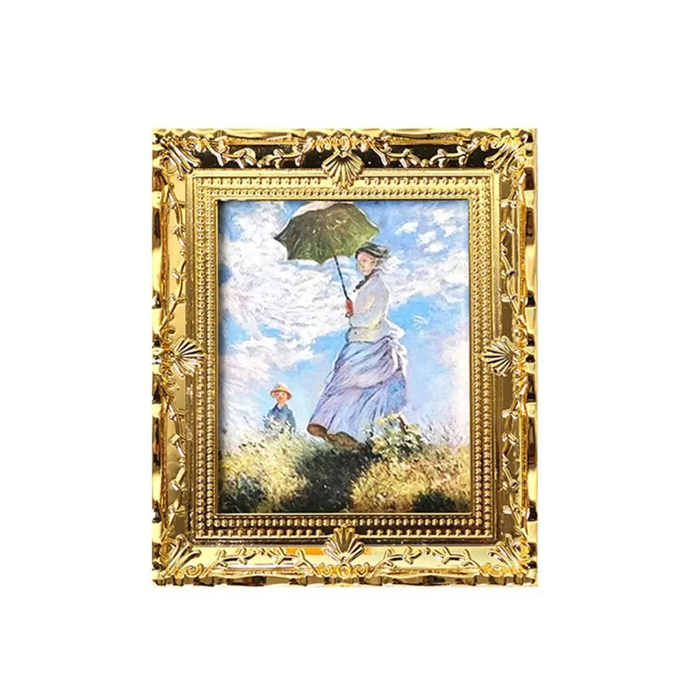 1/12 Scale Resin Photo Frame Dollhouse Miniature Decor Accessory