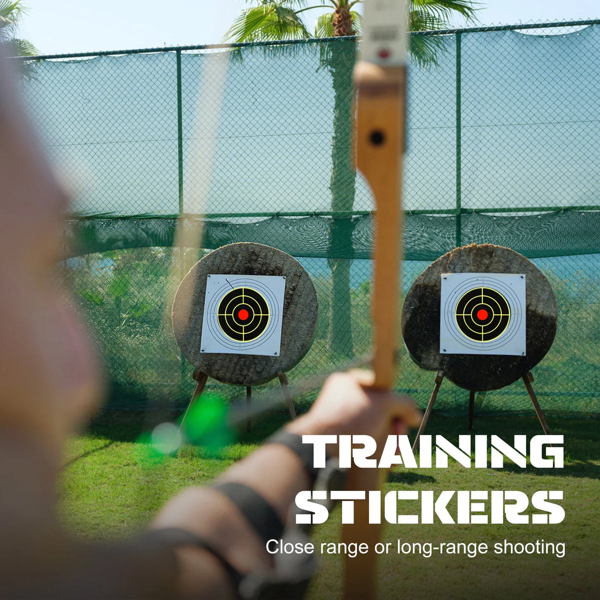 Splatter Shooting Target Stickers 75mm Self-Adhesive Bullseye 2-Roll