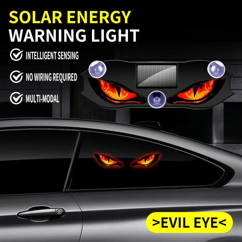 Solar Car Window LED Light | Vibration Activated Auto On/Off