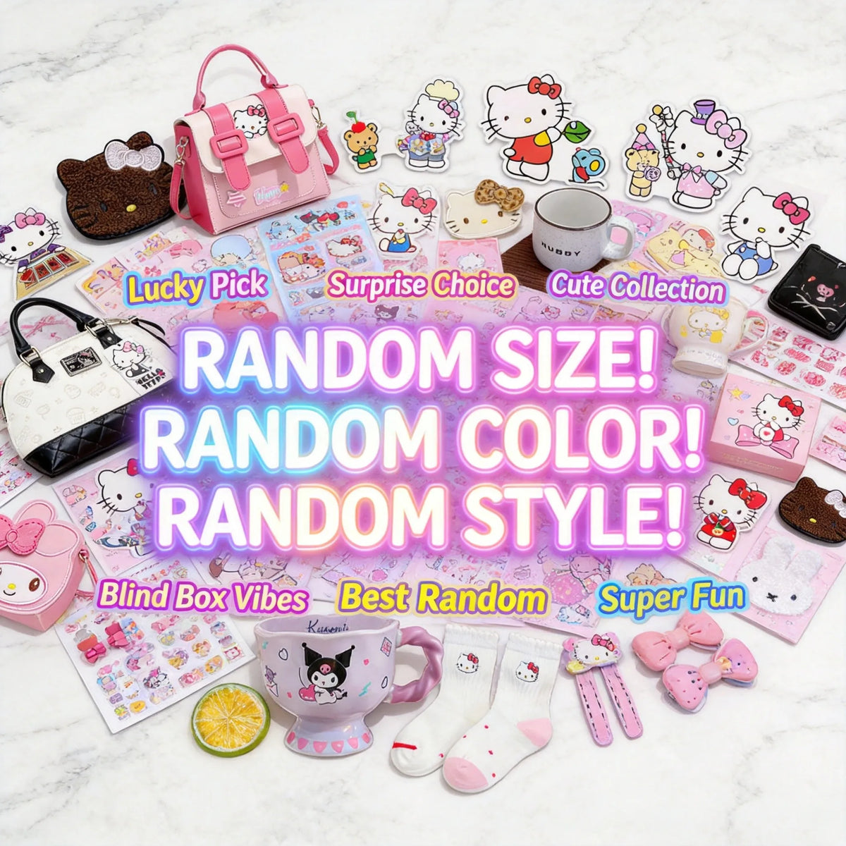 Sanrio Hello Kitty Hair Clips – Cute Cartoon Side Clamps
