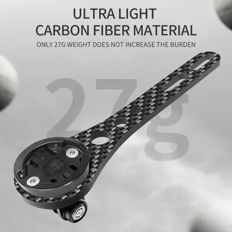 BUCKLOS Carbon Fiber Bike Computer Mount GPS Bracket