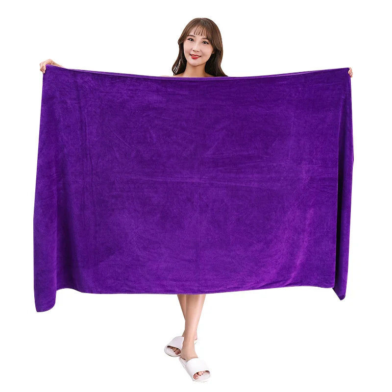 Large Microfiber Bath Towels – Salon & Massage Blanket