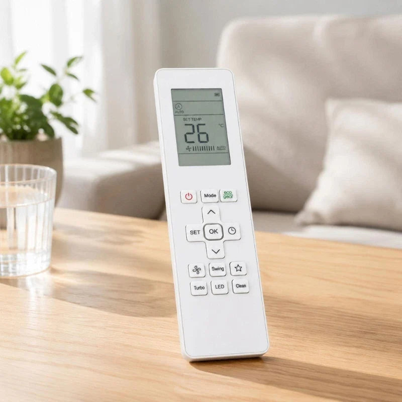 RG15B Replacement AC Remote – LCD Display & English Controls