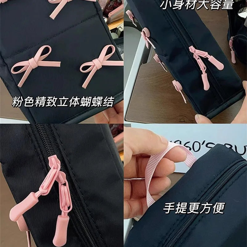 Stand-Up Makeup Brush Bag – Large Capacity Foldable Case