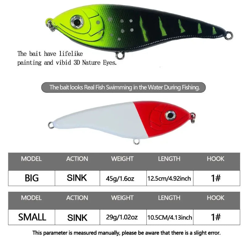 Nixie Sunken Vib Slow-Sinking Vibration Lure | All-Water Fishing