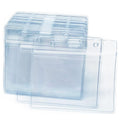10pcs Transparent Horizontal ID Card Badge Holders – Waterproof