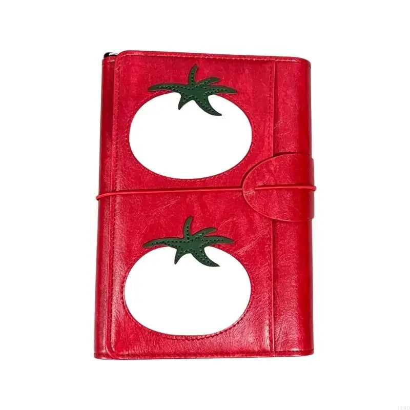 Red PU Leather Refillable Notebook Journal – Daily Planner