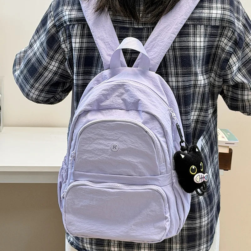 Japanese Style Casual Backpack – Vintage Lightweight Travel Bag