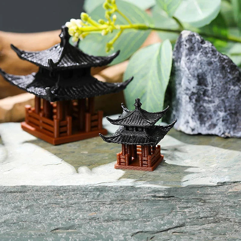 Mini Pagoda Statue – Zen Garden, Bonsai & Aquarium Decor