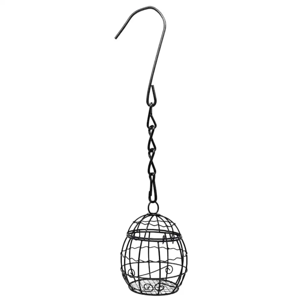 Squirrel-Proof Metal Suet Ball Feeder – Hangable Wild Bird Feeder