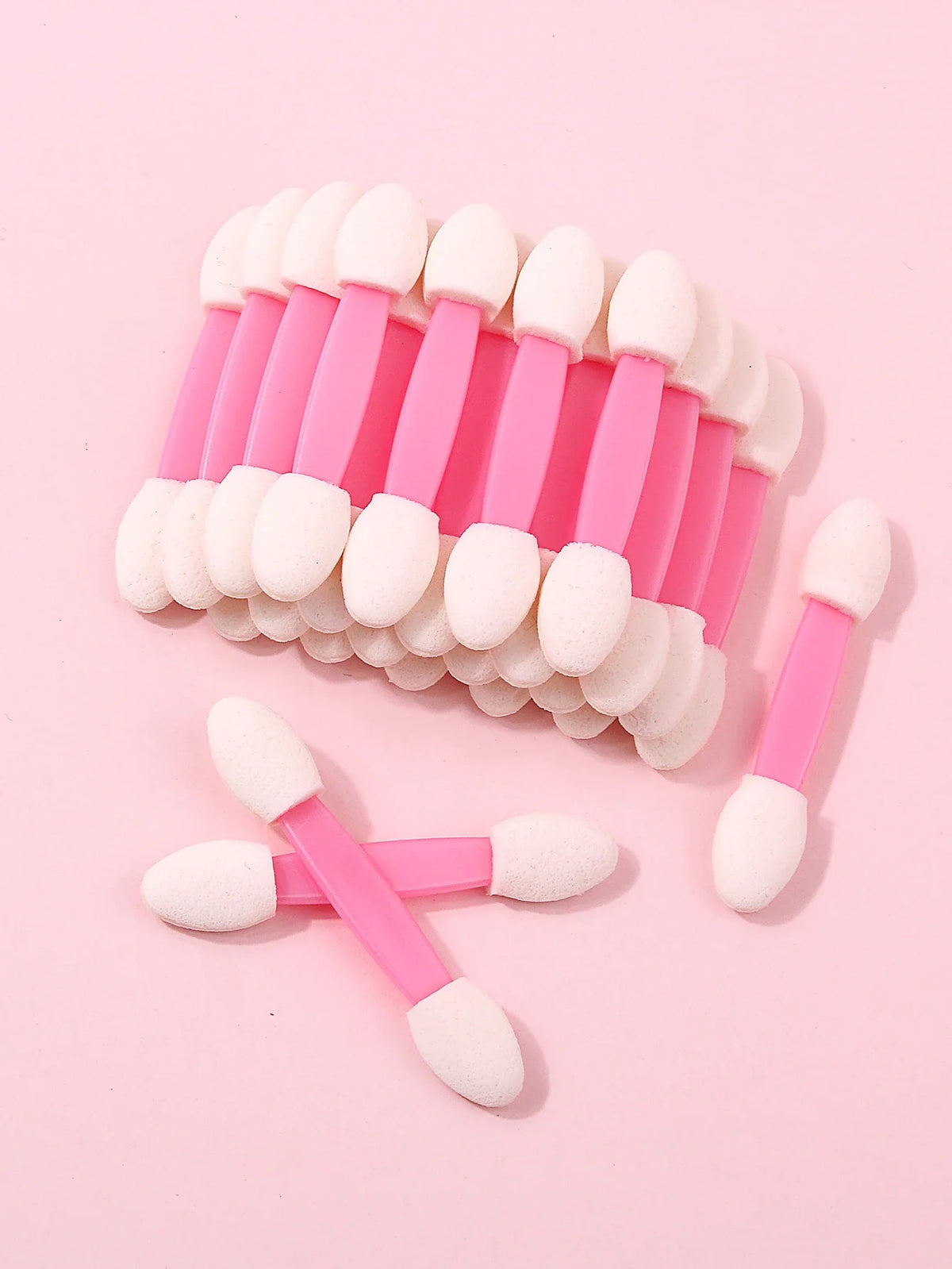 25Pcs Double-Sided Nail Art Brush & Powder Applicator Sponge Set