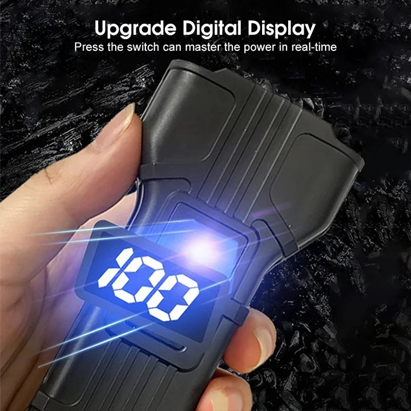 BUCKLOS 12 LED Bike Headlight USB Rechargeable + 140dB Horn