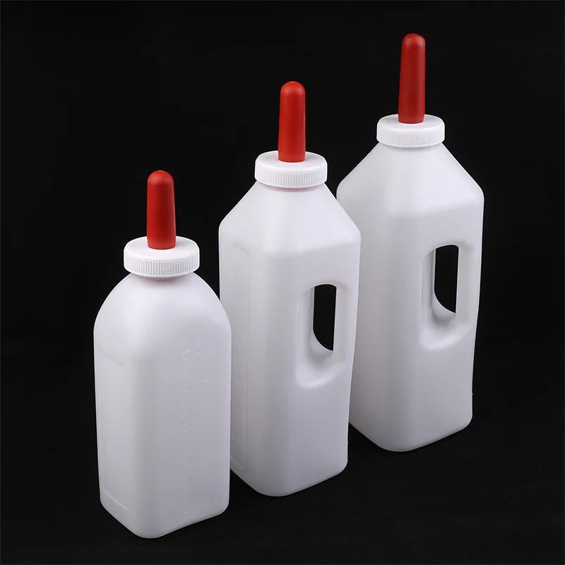 Calf Milk Feeder Bottle with Rubber Nipple 1–5L | Livestock