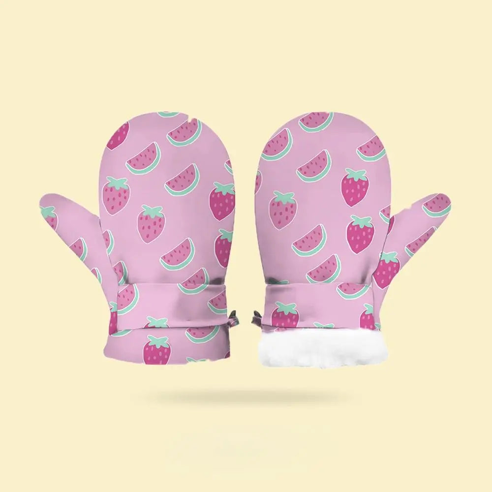 Toddler Waterproof Fleece Mittens | Kids Ski Gloves Ages 2–6