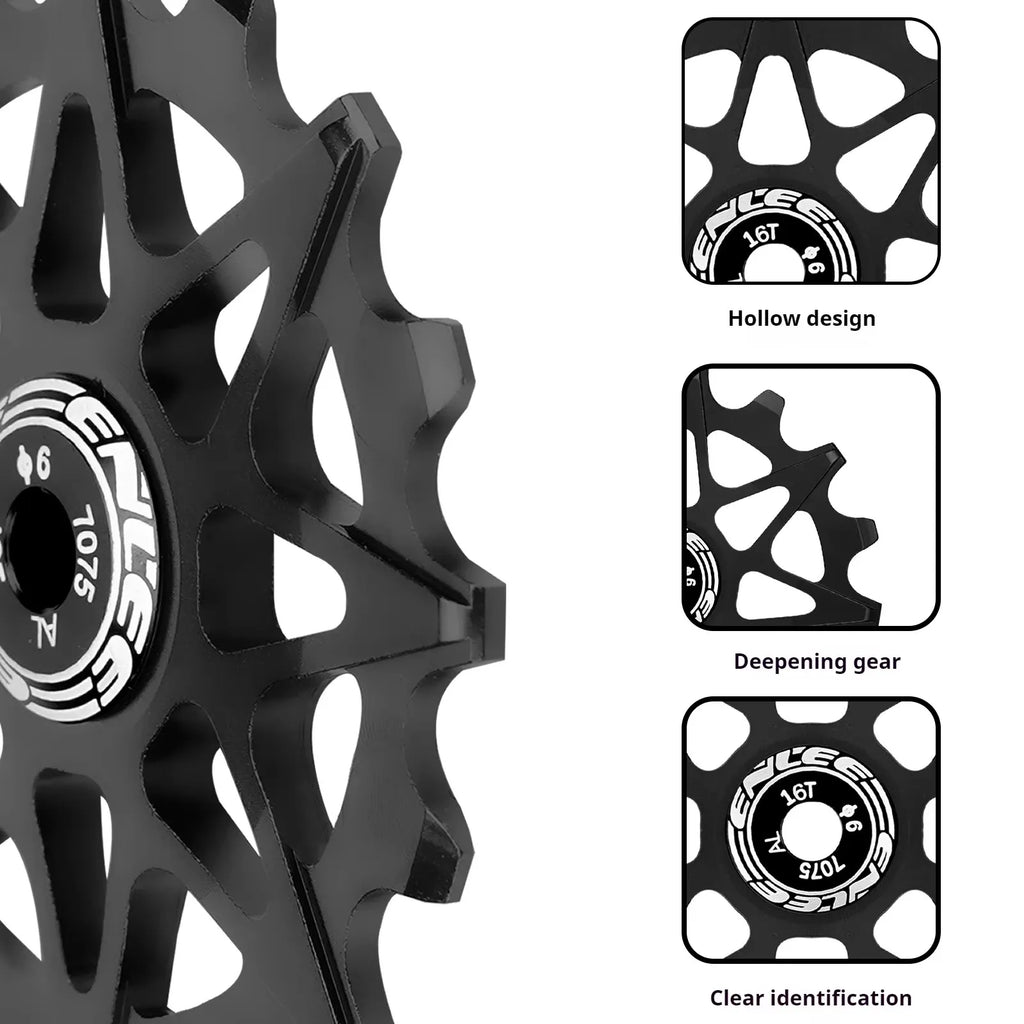 ENLEE Ceramic Bearing Aluminum Jockey Wheel – MTB Derailleur Pulley