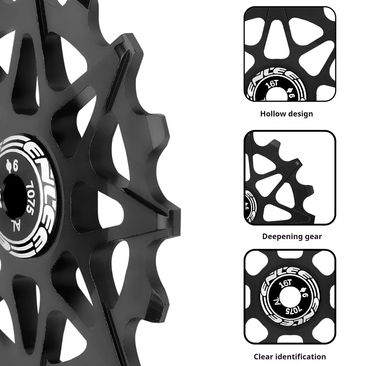 ENLEE Ceramic Bearing Aluminum Jockey Wheel – MTB Derailleur Pulley