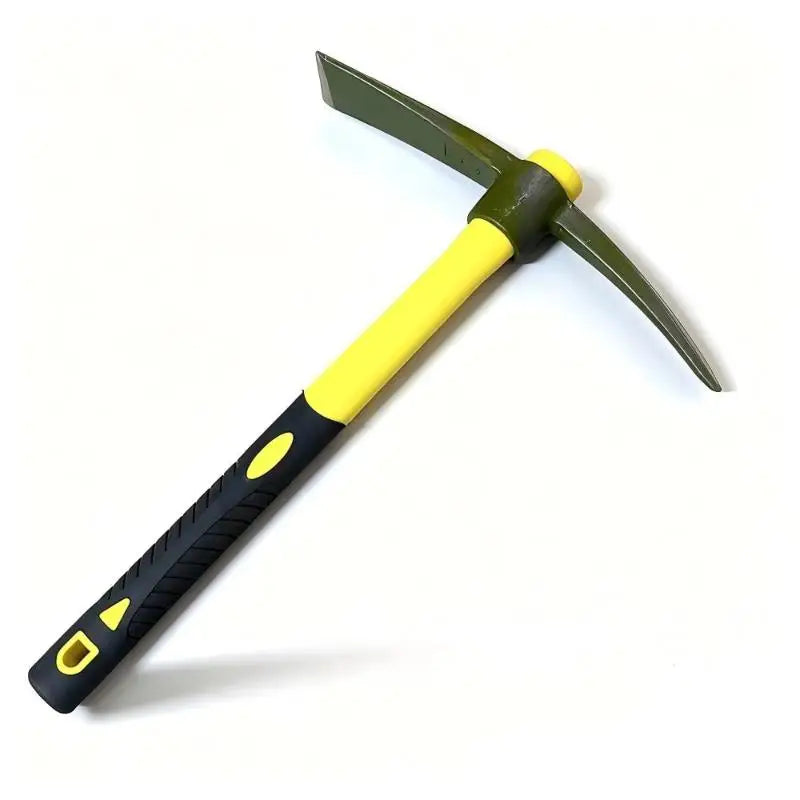 Mini Pickaxe Mattock Hoe – 15" Fiberglass Handle Garden Tool