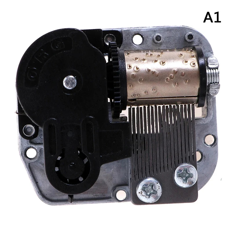 Sankyo 18-Note DIY Wind-Up Music Box Mechanical Movement + Key