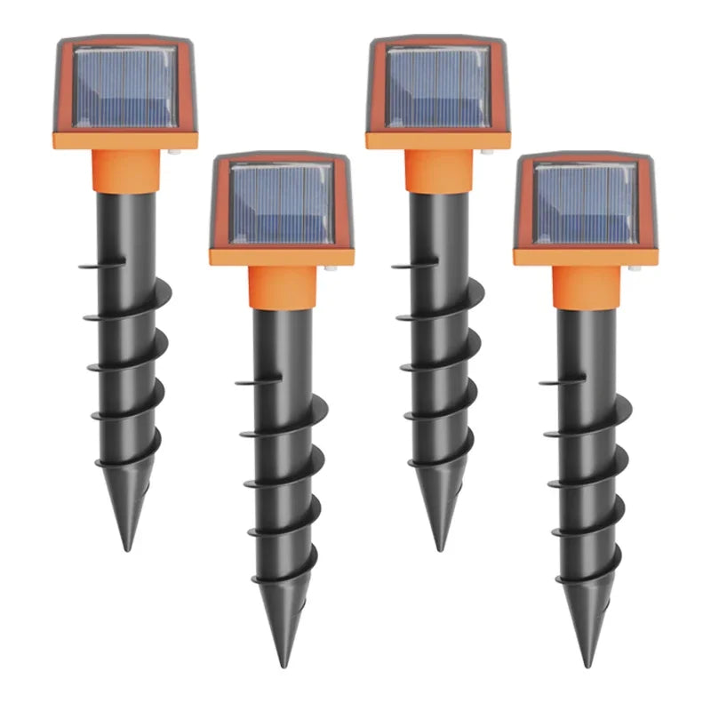 Solar Ultrasonic Pest Repeller – IP54 Waterproof Garden Stake