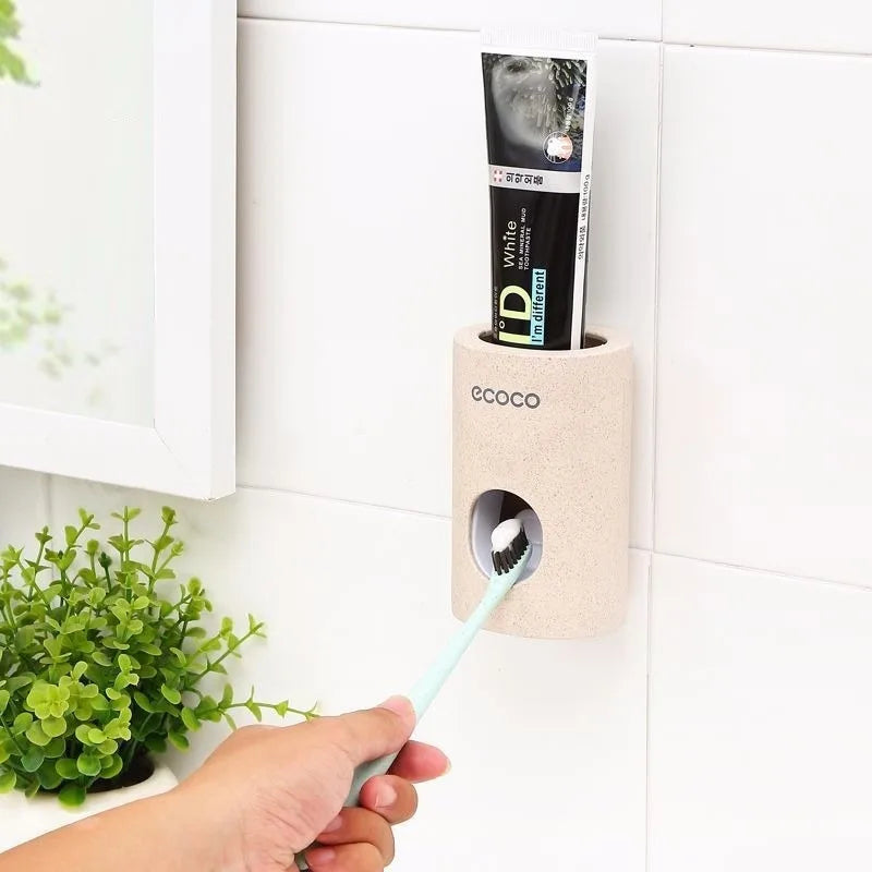 Hands-Free Automatic Toothpaste Dispenser & Squeezer