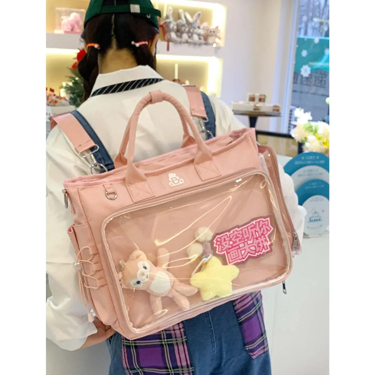 Large Capacity Nylon Crossbody Shoulder Bag for Women & Girls