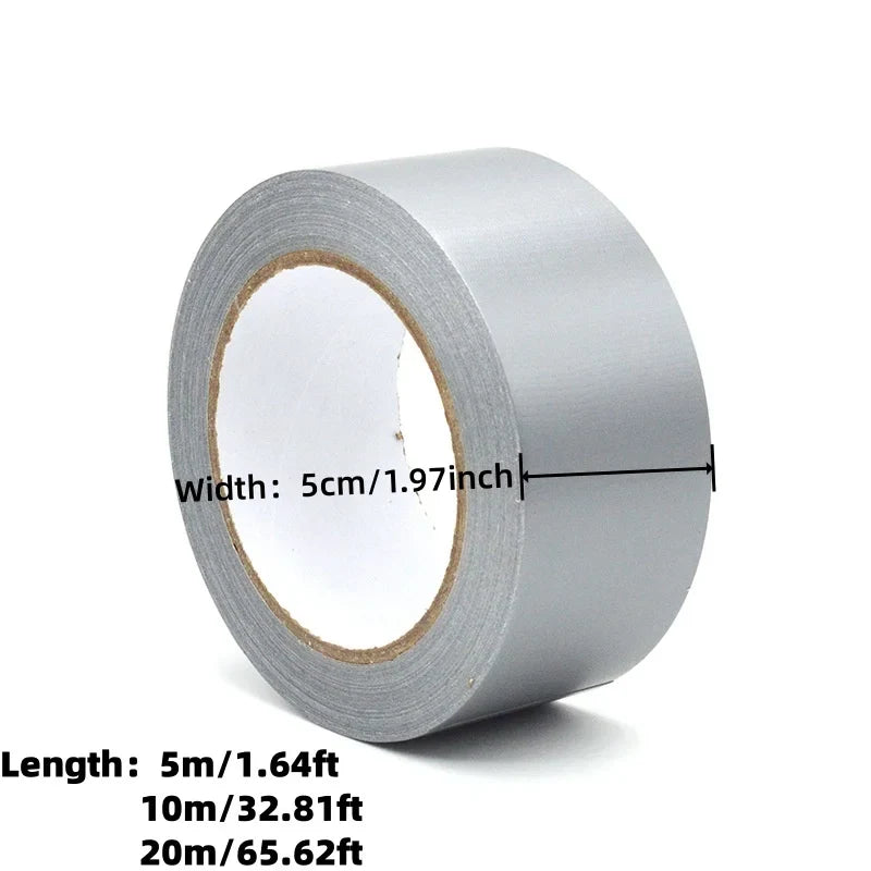 Waterproof Heavy Duty Cloth Duct Tape – Super Sticky, 16–65 ft