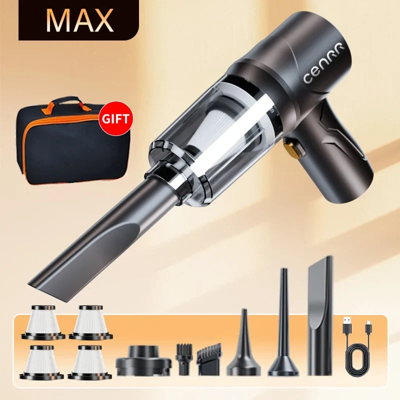 CENRR Wireless Handheld Car & Home Vacuum Cleaner | USB-C
