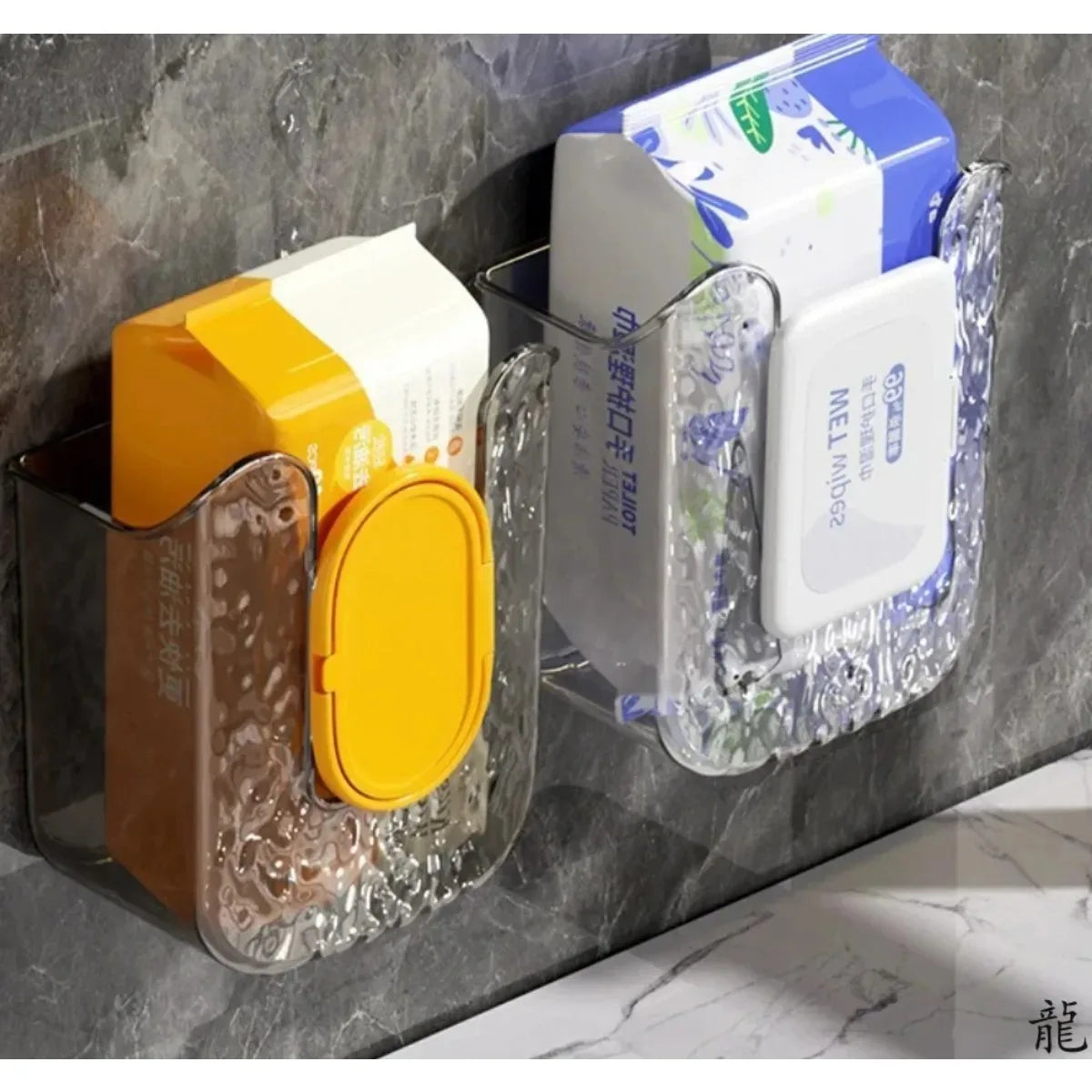 Wall Mounted Wet Wipes Dispenser – No-Drill Self-Adhesive