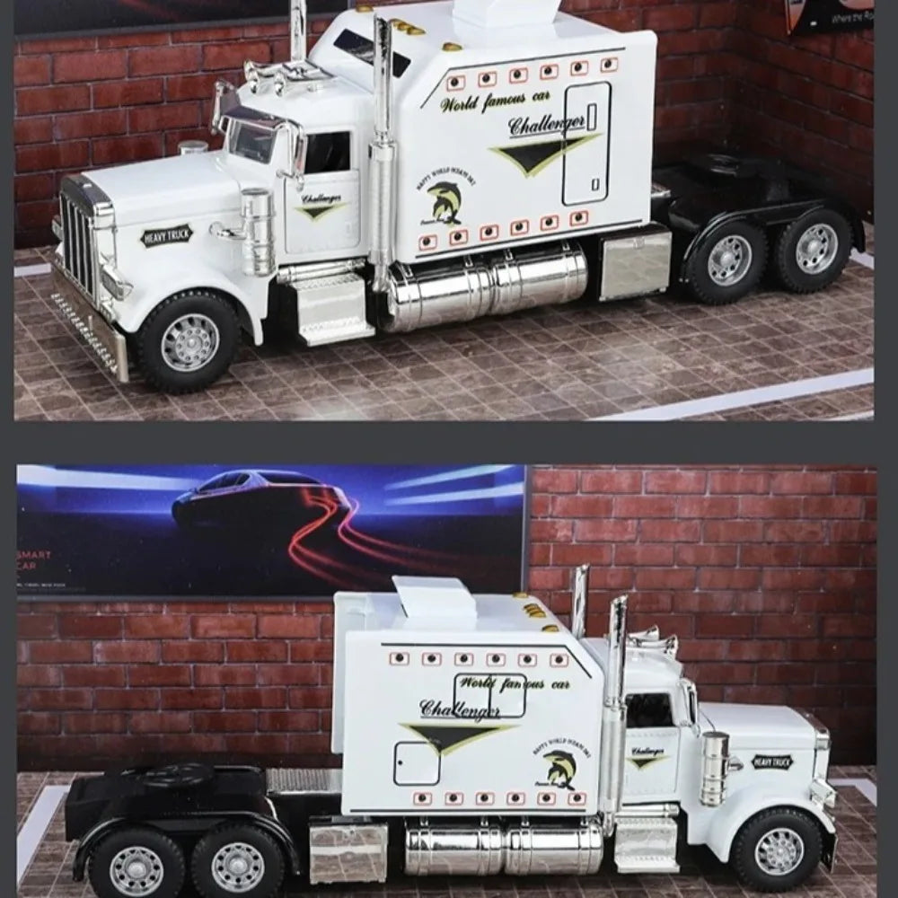 1:24 American Semi Truck Diecast Model – Sound & Light