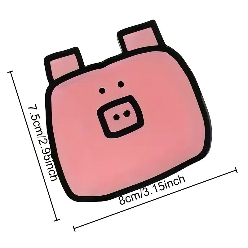 Cute Cartoon Acrylic Coaster | Heat-Resistant Table Protector