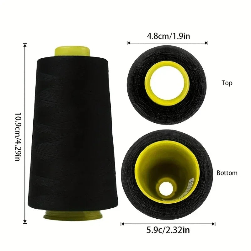 40S/2 Polyester Thread Cone 3000 Yds – Overlock Sewing
