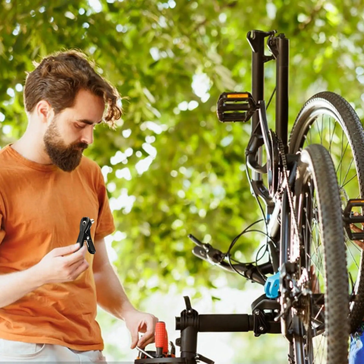 Tire Inflator Air Chuck – Multi-Use Bike Pump Nozzle Adapter
