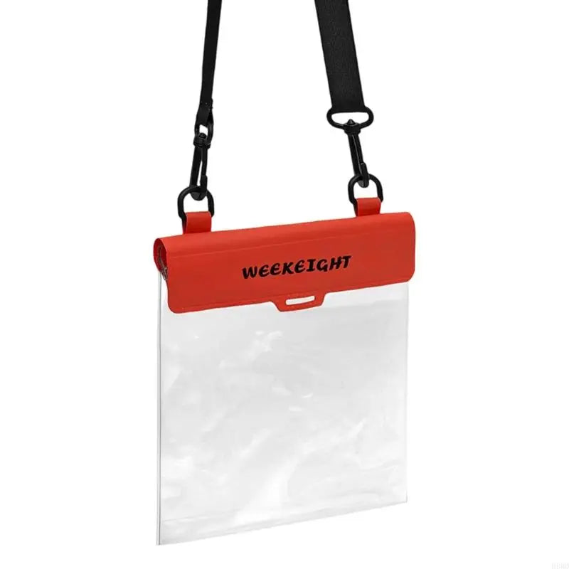 Waterproof Phone & E-Reader Crossbody Bag | Clear Front