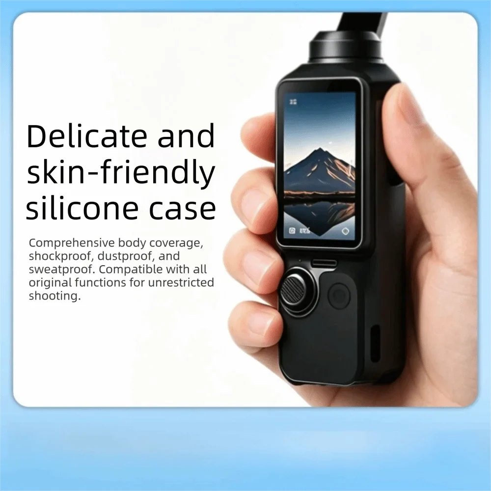 Silicone Protective Case for DJI Osmo Pocket 4 – Lens Cover