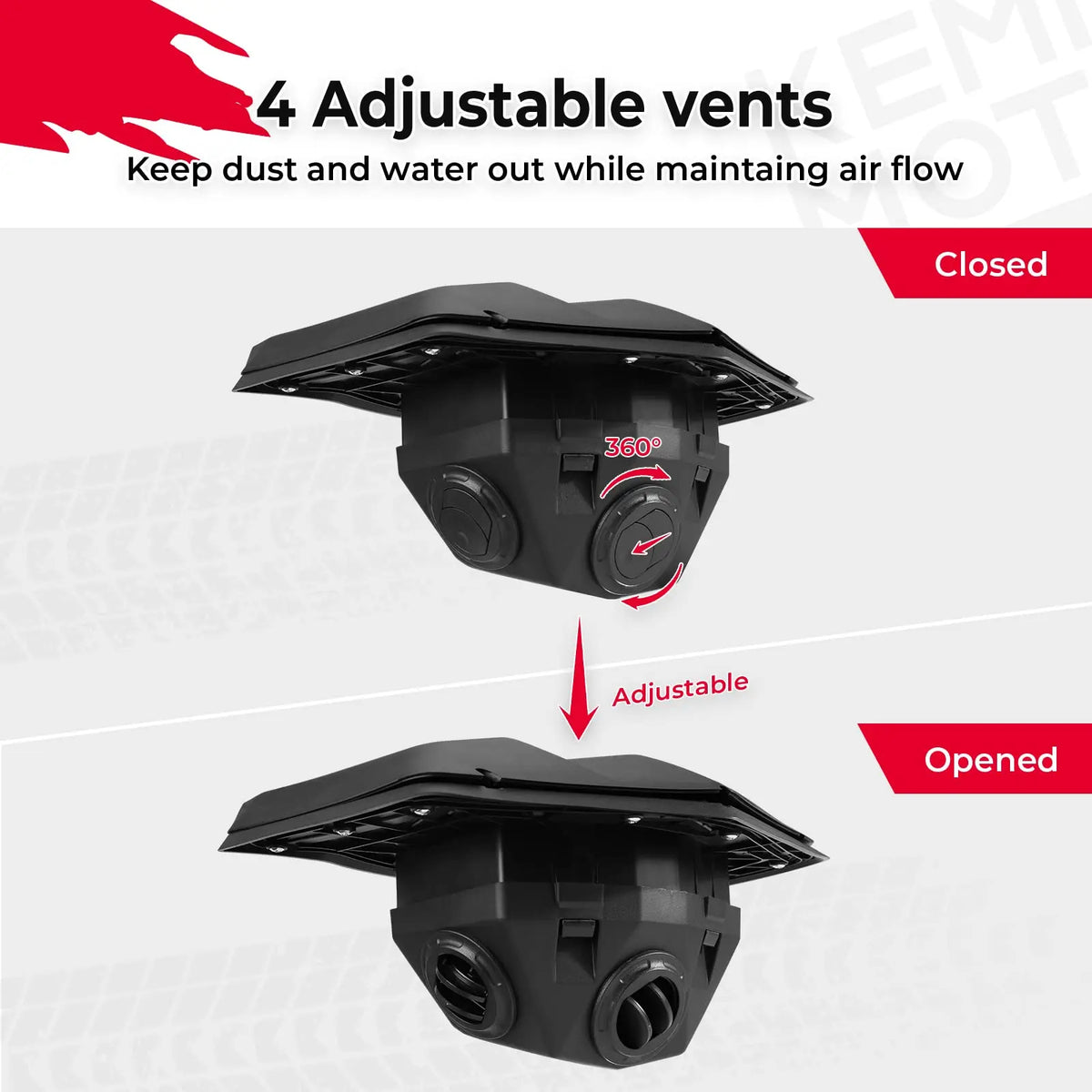 UTV Roof Ram Air Kit – Can-Am Maverick X3 & Polaris RZR