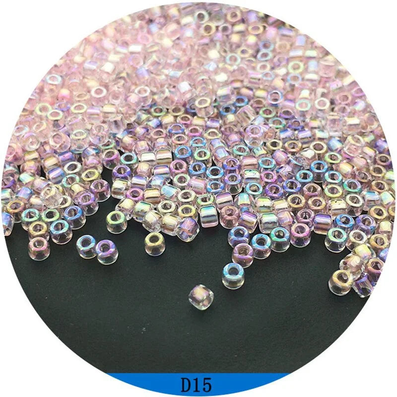 Miyuki Delica 2mm Glass Beads 500Pcs – 18 Colors for DIY