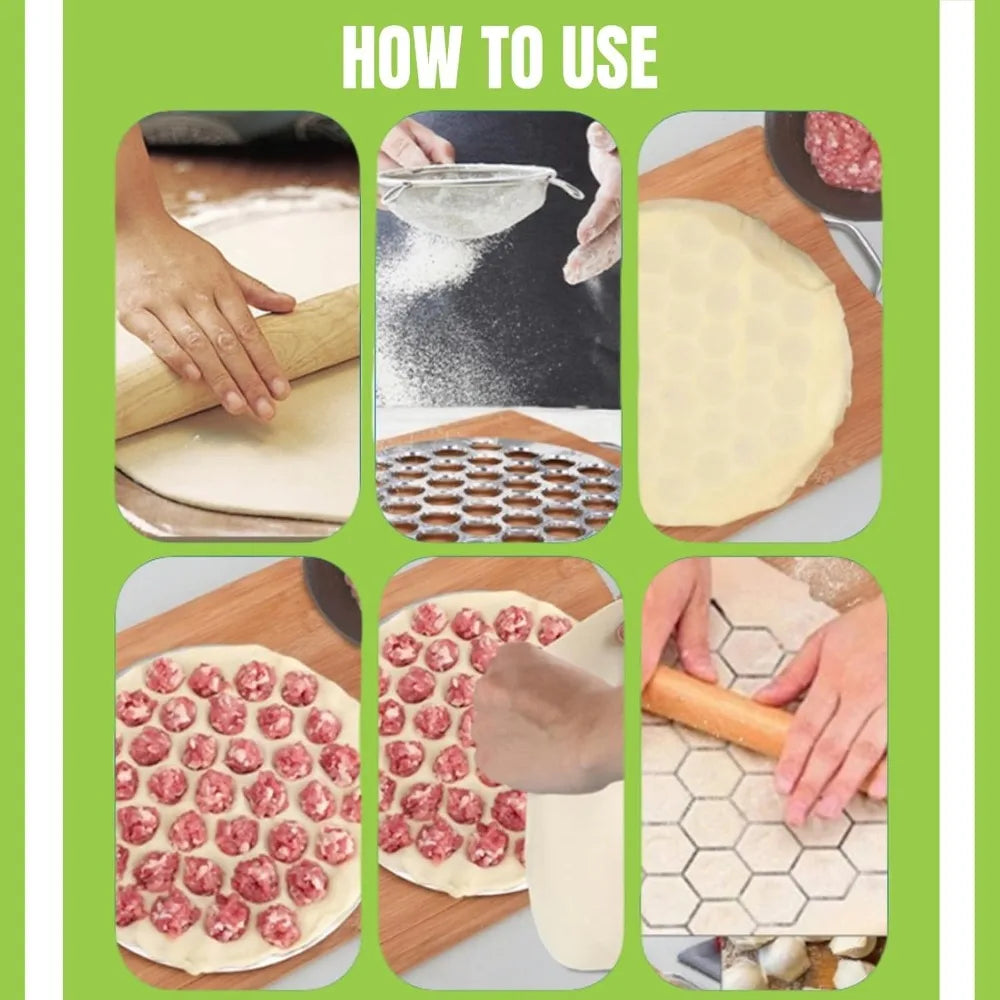 Stainless Steel Dumpling Mold Press – DIY Dumpling Maker Tool