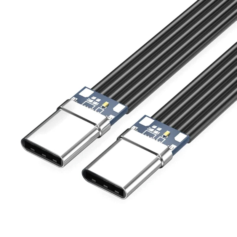 Thin Flat USB-C Cable 20W Fast Charge 480Mbps | 8 Lengths