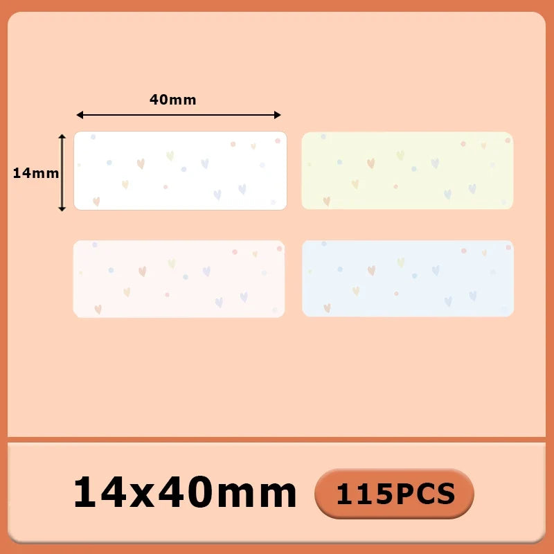 Thermal Label Tape 12x40mm 160pcs – Phomemo D30 Compatible