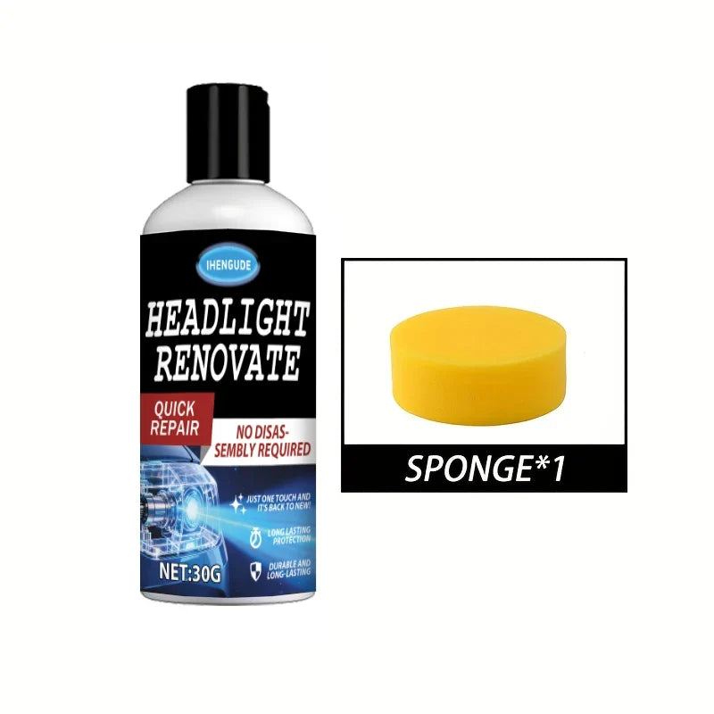 Headlight Restoration Kit – Ceramic Coating, Removes Yellowing