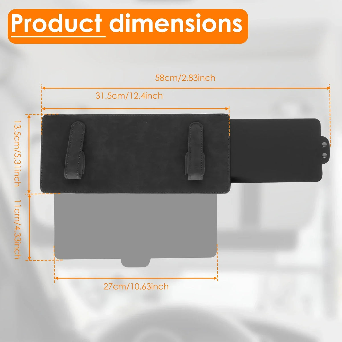 Universal Car Sun Visor Extender – Anti-Glare UV Sun Blocker