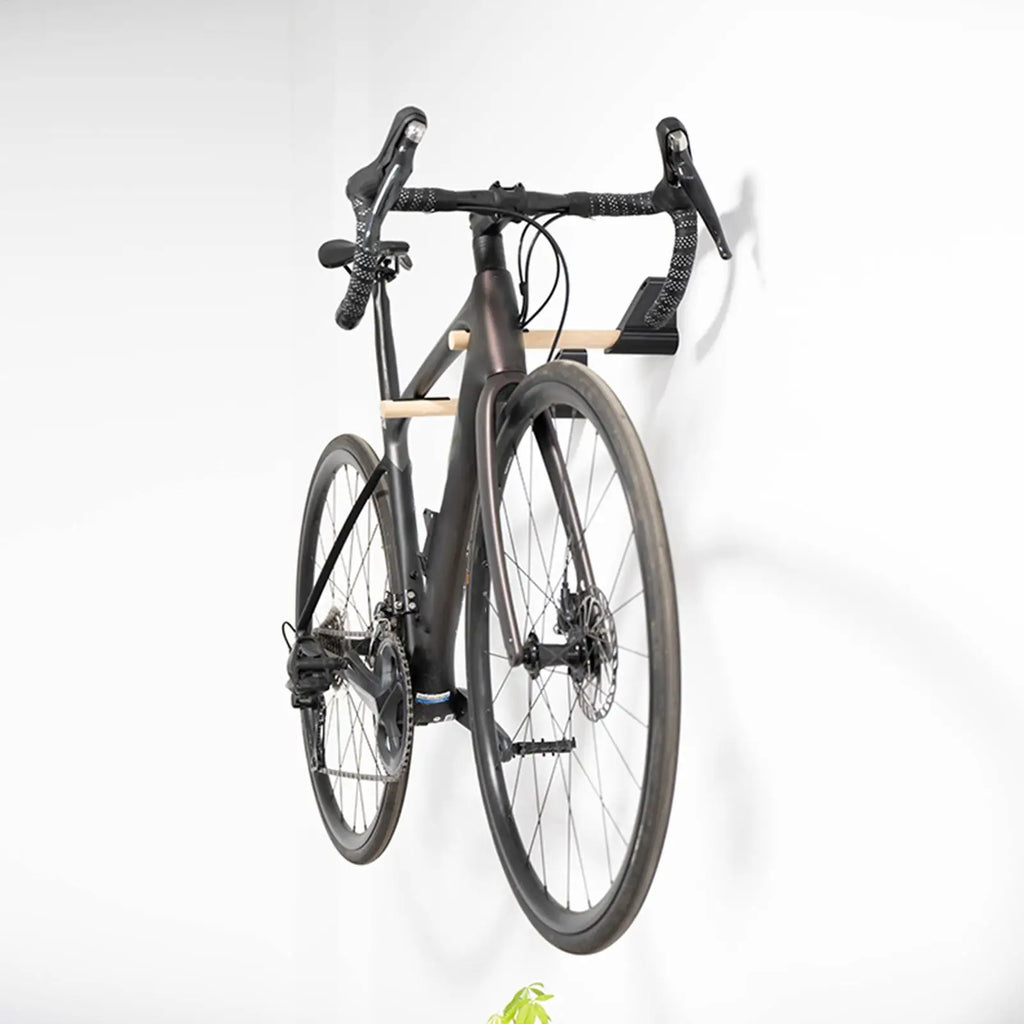 Solid Wood Bicycle Wall Mount Holder – Vertical Bike Bracket