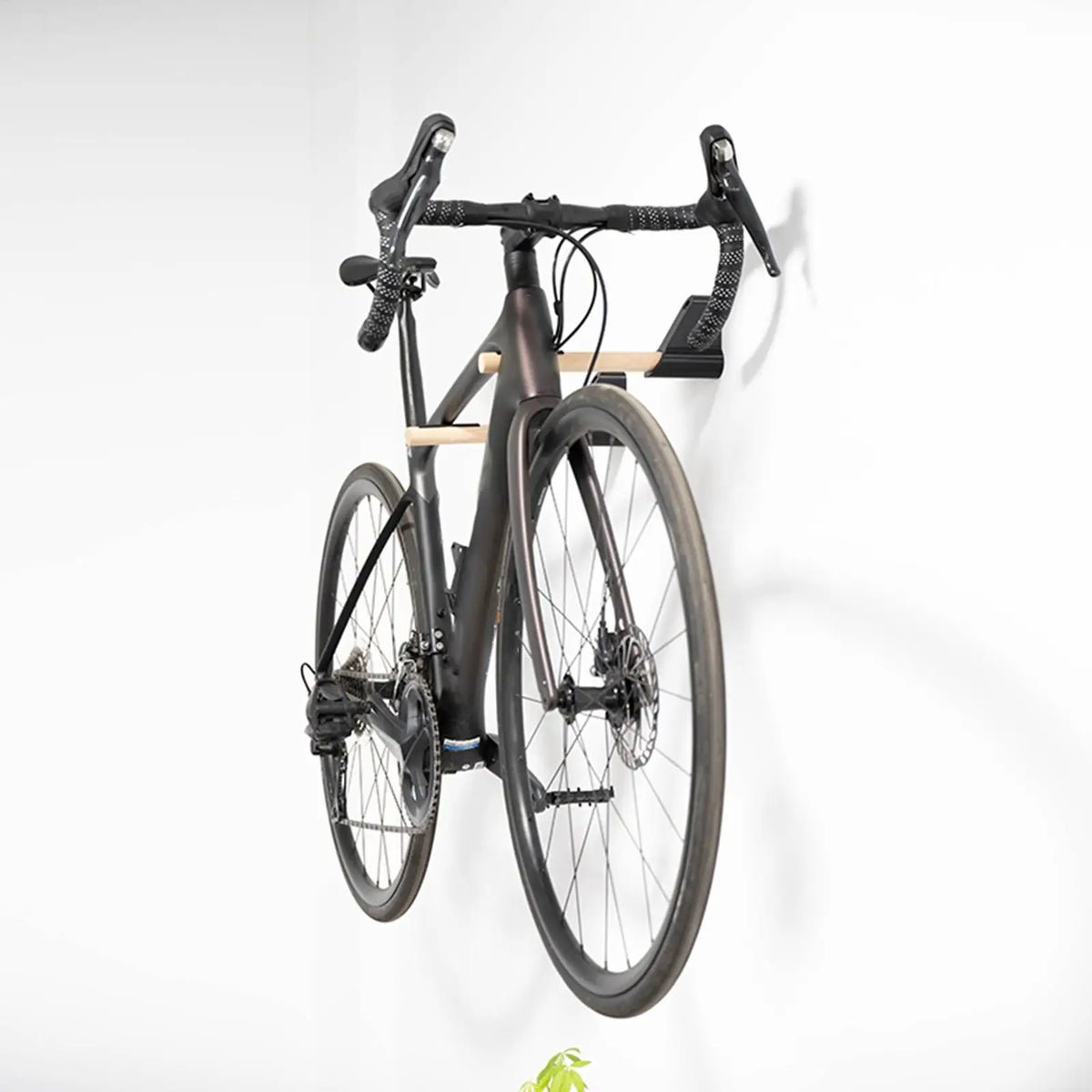 Solid Wood Bicycle Wall Mount Holder – Vertical Bike Bracket