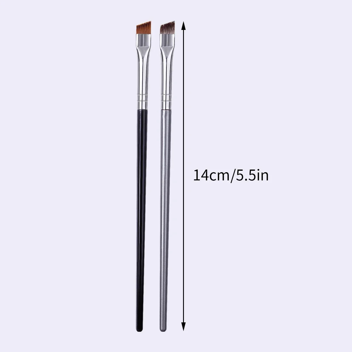 12PCS Ultra-Fine Eyeliner & Eyebrow Brush Set for Precision