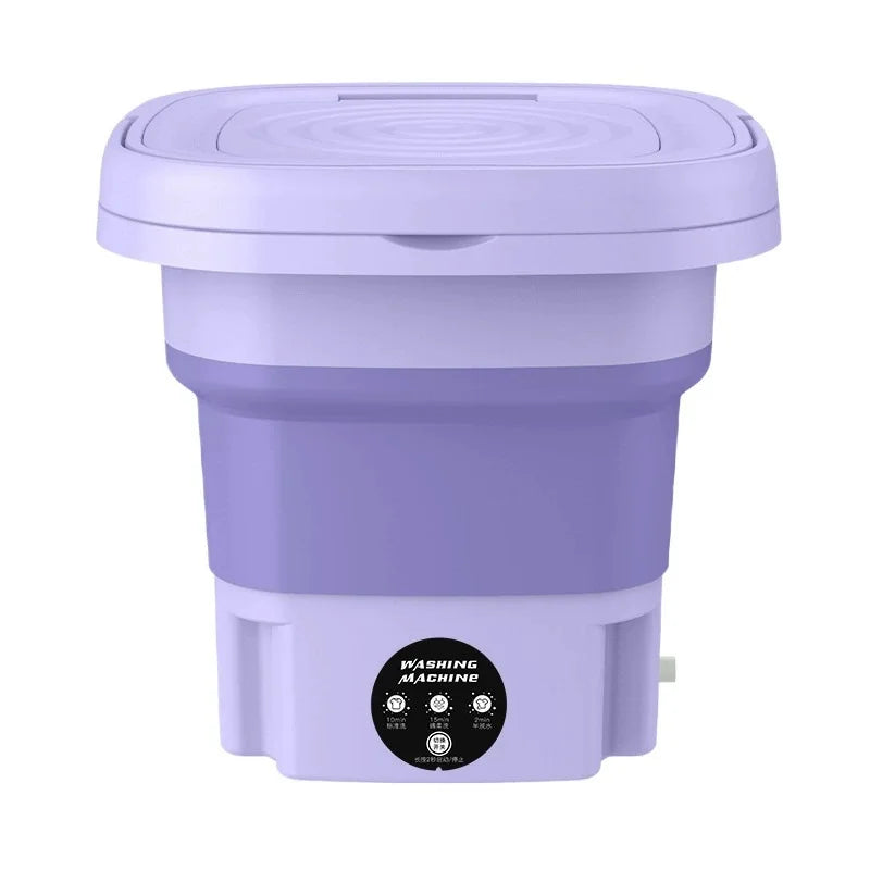 Portable Folding Mini Washing Machine – Compact Laundry Bucket